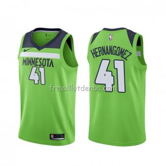 Maillot Minnesota Timberwolves Juancho Hernangomez Statement 2019-20 Vert