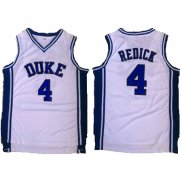 Maillot Basket NCAA Duke University Redick 4 Blanc