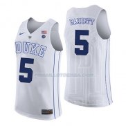 Maillot Ncaa Duke Blue Devils R. J. Barrett Blanc