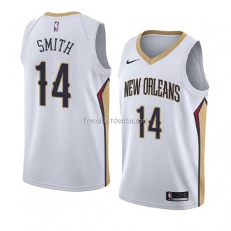 Maillot New Orleans Pelicans Jason Smith Association 2018 Blanc