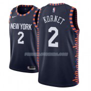 Maillot New York Knicks Luke Kornet Ciudad 2018-19 Bleu Bleu