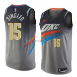 Maillot Oklahoma City Thunder Kyle Singler Ville 2018 Gris