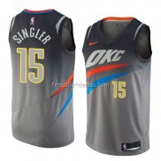 Maillot Oklahoma City Thunder Kyle Singler Ville 2018 Gris