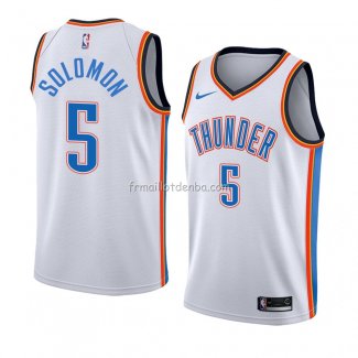 Maillot Oklahoma City Thunderr Richard Solomon Association 2018 Blanc