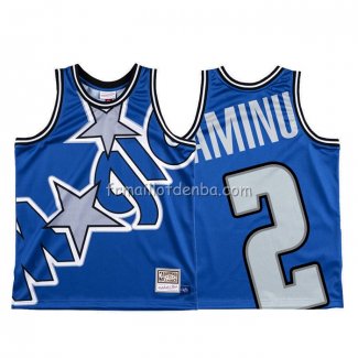 Maillot Orlando Magic Al-farouq Aminu Mitchell & Ness Big Face Bleu