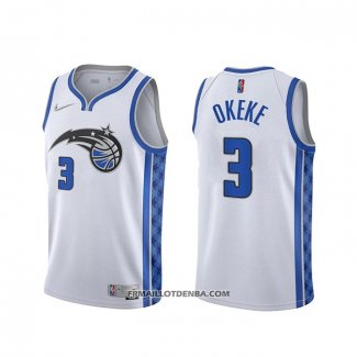 Maillot Orlando Magic Chuma Okeke Earned 2020-21 Blanc