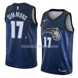 Maillot Orlando Magic Jonathon Simmons Ciudad 2018 Bleu