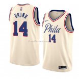 Maillot Philadelphia 76ers Anthony Marron Ville 2018 Crema