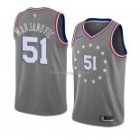 Maillot Philadelphia 76ers Boban Marjanovic Ville 2018-19 Gris