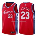 Maillot Philadelphia 76ers Ersan Ilyasova Statehombret 76er 2017-18 23 Rojo