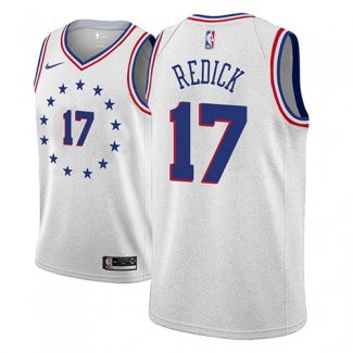 Maillot Philadelphia 76ers J.j. Redick Earned 2018-19 Gris