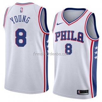 Maillot Philadelphia 76ers James Young Association 2018 Blanc