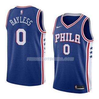 Maillot Philadelphia 76ers Jerryd Bayless Icon 2018 Bleu Bleu