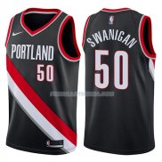 Maillot Portland Trail Blazers Caleb Swanigan Icon 2017-18 50 Negro