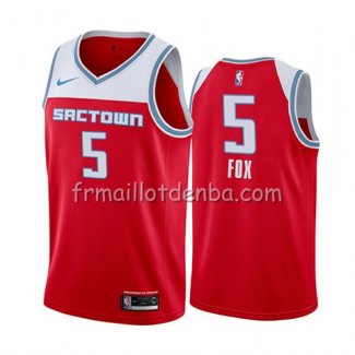 Maillot Sacramento Kings De'aaron Fox Ville 2019-20 Rouge