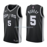 Maillot San Antonio Spurs Dejounte Murray Swingman Icon 2017-18 5 Negro