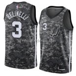 Maillot San Antonio Spurs Marco Belinelli Ville 2018 Gris