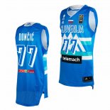 Maillot Slovenia Luka Doncic NO 77 Tokyo 2021 Bleu