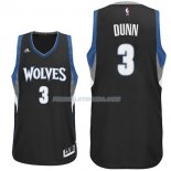 Maillot Basket Minnesota Timberwolves Dunn 3 Negro