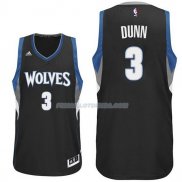 Maillot Basket Minnesota Timberwolves Dunn 3 Negro