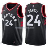 Maillot Toronto Raptors Norman Powell Statehombret 2017-18 24 Negro