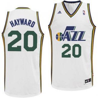 Maillot Basket Utah Jazz Hayward 20 Blanc