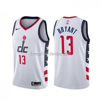 Maillot Washington Wizards Thomas Bryant Ville 2019-20 Blanc