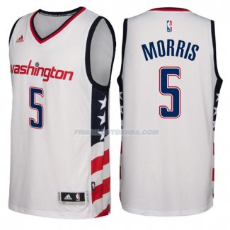 Maillot Basket Washington Wizards 2017-18 Morris 5 Blanco