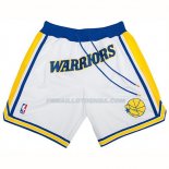 Short Golden State Warriors Just Don Classic Blanc