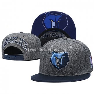 Casquette Memphis Grizzlies Gris Bleu2