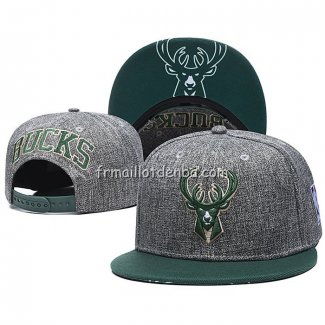 Casquette Milwaukee Bucks Gris