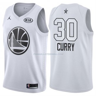 Maillot All Star 2018 Golden State Warriors Stephen Curry 30 Blanc