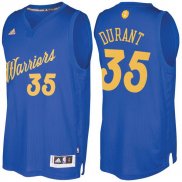 Maillot Basket Authentique Noel Golden State Warriors Durant 35 Bleu