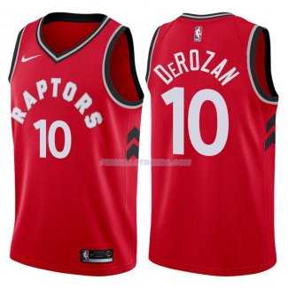 Maillot Basket Authentique Toronto Raptors DeRozan 2017-18 10 Rouge