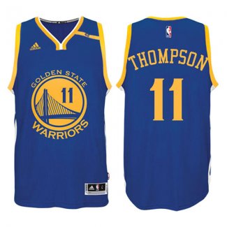 Maillot Basket Basket Authentique Golden State Warriors Thompson 11 Bleu