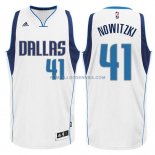 Maillot Basket Dallas Mavericks Nowitzki 41 Blanc