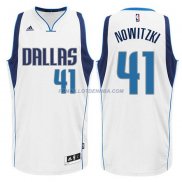 Maillot Basket Dallas Mavericks Nowitzki 41 Blanc