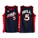 Maillot Basket Basket USA 1996 Hili 5 Noir