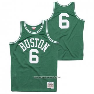 Maillot Boston Celtics Bill Russell NO 6 Hardwood Classics 1962-63 Vert