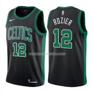 Maillot Boston Celtics Terry Rozier Statehombret 2017-18 12 Negro