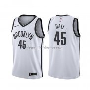 Maillot Brooklyn Nets Donta Hall Association 2020 Blanc