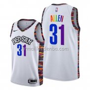 Maillot Brooklyn Nets Jarrett Allen Ville Lgbtq Pride Night 2020 Blanc