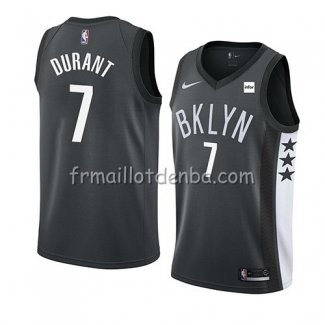 Maillot Brooklyn Nets Kevin Durant Statement 2019-20 Noir