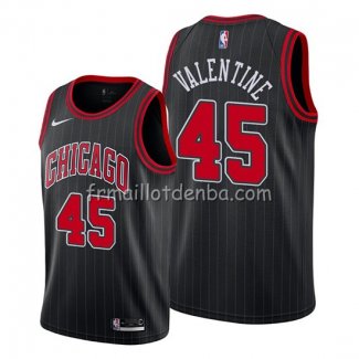 Maillot Chicago Bulls Denzel Valentine Statement Edition Noir