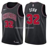 Maillot Chicago Bulls Kris Dunn Statehombret 2017-18 32 Negro