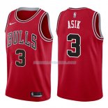 Maillot Chicago Bulls Omer Asik Icon 2017-18 3 Rojo