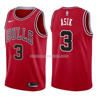 Maillot Chicago Bulls Omer Asik Icon 2017-18 3 Rojo