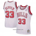 Maillot Chicago Bulls Scottie Pippen NO 33 Reload Hardwood Classics Blanc
