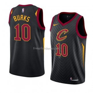 Maillot Cleveland Cavaliers Alec Burks Statement 2018 Noir