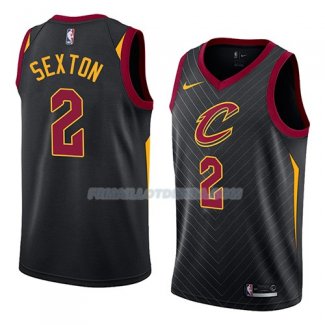 Maillot Cleveland Cavaliers Collin Sexton Statement 2018 Noir